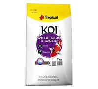 KOI Wheat Germ & Garlic Pellet Size S 7kg - Alimento con ajo para la alimentación Diaria de Carpas koi pequeñas en una Amplia Gama de temperaturas del Agua: de 8 a 30°C