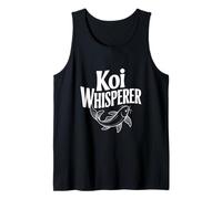 Koi Whisperer Zen Fish Art para Amantes de la Naturaleza Camiseta sin Mangas