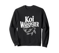Koi Whisperer Zen Fish Art para Amantes de la Naturaleza Sudadera