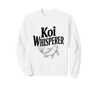 Koi Whisperer Zen Fish Art para Amantes de la Naturaleza Sudadera