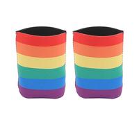 Koieam Fundas para Tazas para Bebidas, 2 Piezas Fundas para Latas de Neopreno Aisladas Enfriadores de Latas de Cerveza Delgadas Fundas para Bebidas Fundas Reutilizables para Latas