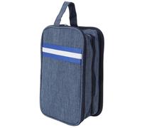 Koieam Toiletry Bag,Nylon Canvas Watertight Wet Dry Separation Large Capacity Portable Airline Compliant Cosmetic Bag for Travel Daily Use