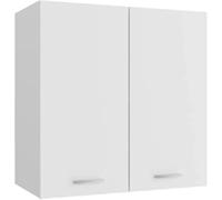 KOIECETA Armario de Cocina Muebles Mobiliario Duradero Mesa de Trabajo Almacenamiento Cuencos Platos Ollas Alacena de Contrachapada Blanco 60x31x60 cm