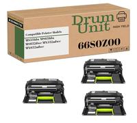 KOINKTO 66S0Z00 - Unidad de imagen compatible con Lexmark 66S0ZA0 para impresora MX632adwe MX532adwe MS631dw MS531dw (3 unidades, negro)