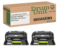 KOINKTO 66S0Z00 - Unidad de imagen compatible con Lexmark 66S0ZA0 para impresora MX632adwe MX532adwe MS631dw MS531dw (2 unidades, negro)