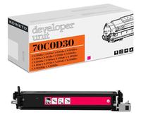 KOINKTO 70C0D10 70C0D20 70C0D30 70C0D40 Unidad de desarrollo compatible con impresora Lexmark CS310 CS410 CS417 CS510 CX310 CX410 CX510 (desarrollador magenta)