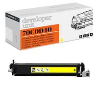 KOINKTO 70C0D10 70C0D20 70C0D30 70C0D40 Unidad de desarrollo compatible con impresora Lexmark CS310 CS410 CS417 CS510 CX310 CX410 CX510 (desarrollador amarillo)