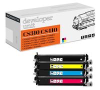 KOINKTO 70C0D10 70C0D20 70C0D30 70C0D40 Unidad de desarrollo compatible con impresora Lexmark CS310 CS410 CS417 CS510 CX310 CX410 CX510 (paquete de 4 desarrolladores)