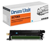 KOINKTO Cartucho de tambor 6700 de alto rendimiento 108R00971 108R00972 108R00973 108R00974 compatible con impresora Xerox 6700N 6700DN 6700DT (1 paquete, cian)