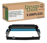 KOINKTO Compatible con Lexmark E260X22G, kit de fotoconductor, apto para unidad de tambor E260 E360 E460 E462 E260d E260dn E360dn E460DN E462DTN 30.000 páginas (paquete de 1 negro)