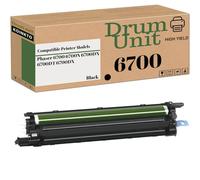 KOINKTO Unidad de tambor compatible 6700 para Xerox 108R00971 108R00972 108R00973 108R00974, apto para cartucho de tambor de impresora 6700N 6700DN 6700DT 50000 páginas (1 paquete negro)