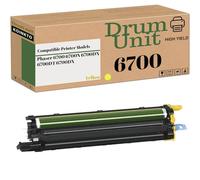 KOINKTO Unidad de tambor compatible 6700 para Xerox 108R00971 108R00972 108R00973 108R00974, apto para cartucho de tambor de impresora 6700N 6700DN 6700DT 50000 páginas (1 paquete amarillo)