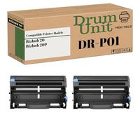 KOINKTO Unidad de tambor compatible de repuesto para Konica Minolta DR-P01 A32X011 Work para impresora Bizhub 20 20P (paquete de 2, negro)
