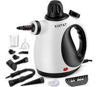 KOITAT Limpiador de vapor multifunción con 10 accesorios para eliminar toda la suciedad, muebles tapizados, sofá, baldosas, piso, ventana, coche, tapicería y baño