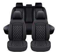 KOIYWQA 5 Fundas para Asientos de Coche, para Citroen C1 2005-2015 Paneles Laterales elásticos con Bolsillos Almacenamiento para Ajuste, B Black
