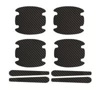 KOIYWQA Adhesivos Protectores para Manilla de Coche para Toyota Hilux 2018 2017 2016 2015 Cubierta Adhesiva para manija Coche Lámina manija Fibra Carbono