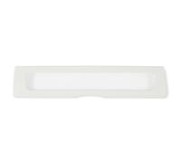 Kojem W10827015 - Cubierta de repuesto para puerta de cajón de despensa compatible con Whirlpool para puerta de armario de refrigerador, protector de puerta de despensa, transparente y blanco