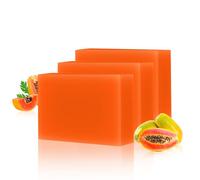 Kojic Acid Soap, 3 Piezas Jabón de Ácido Kójico, Jabón de Limpieza de la Piel, Jabón Iluminador de la Piel, Barra de Jabón Hidratante, Hiperpigmentación Pastillas de Jabón para Aclarar la Piel