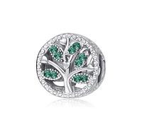 Kojoon Amuleto del Paquete del árbol de la Vida Familiar Compatible con Colgantes Colgantes Con Pulseras y Collares de Bricolaje