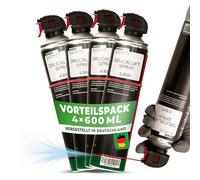 KOKA Aerosol de aire comprimido de 6 bares - 4 × 600 ml lata de aire comprimido | Kit de pulverización de aire comprimido y aire comprimido - Limpiador antipolvo para limpieza de PC, teclado, teclado