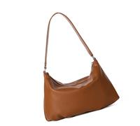 kokdid Bolsa de transporte suave y contemporánea para el brazo, sustancia permanente, casual, de cinco vías, bolsa de cambio de noche, elegante bolsa de transporte diario, Brown, One Size