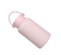 kokdid Botella deportiva de acero inoxidable de gran capacidad, 650 ml, boca ancha, aislada al vacío, retención de frío, térmica, botella de bebida aislada de acero inoxidable