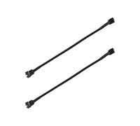 kokdid Cables de extensión PWM de 4 pines de 26 cm para refrigeración de carcasa, control de velocidad y reducción de ruido, juego de 2 cables de extensión de ventilador PWM duales