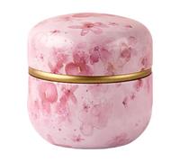 kokdid Caja de almacenamiento portátil de metal sellada para tés, caramelos, aperitivos, café, lata pequeña