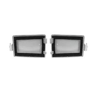 kokdid Carcasa de lámpara trasera de alta resistencia, construcción inastillable, visibilidad mejorada 68020954AB 68020955AB de policarbonato para placa de matrícula