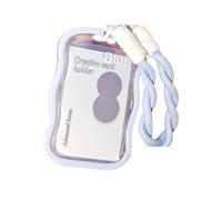 kokdid Funda protectora transparente de silicona flexible para acceso a la universidad, pase de comida, fácil identificación, elástica, transparente