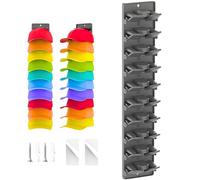 kokdid Soporte para sombreros de poliestireno ABS que resalta abrazaderas de resorte construidas para un fácil acceso y sujeción segura en varios lugares, cómodo de lo contrario, montaje en tienda