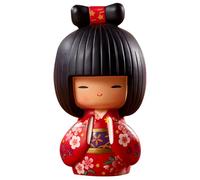 Kokeshi Doll - Auténtica muñeca geisha japonesa, exquisita artesanía de resina, decoración cultural japonesa perfecta