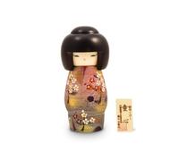 Kokeshi doshin 20,5cm , Talismán Regalo Hermoso Espíritu. Original japonés muñeca de madera, tallada a mano. Para decoración, como la suerte, coleccionistas muñeca