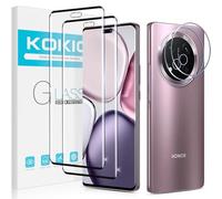 Kokio 2 Piezas Protector de Pantalla para Honor Magic 7 Lite 5G, con 2 Piezas Protector de Lente de Cámara, Ultra HD Cristal Templado, Dureza 9H,Anti Arañazos,Sin Burbujas