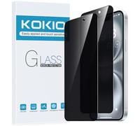 Kokio Privacy Protector Pantalla para iPhone 16 Pro Max 6,9 Pulgadas, 9H Dureza,Anti-Arañazos, Película Protectora Contra Miradas Indiscretas, Cristal de Privacidad A Prueba de Espías, 2 Piezas