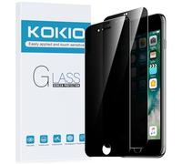 Kokio Protector Pantalla para iPhone 8/iPhone SE 2020/iPhone 7/SE 2022, 9H Dureza,Anti-Arañazos, Película Protectora Contra Miradas Indiscretas, Cristal de Privacidad A Prueba de Espías, 2 Piezas