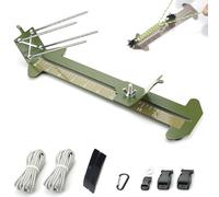 KOKKOYA Paracord Jig Tools Bracelet Making Kit Accessories Adjustable Paracord Jig Kit with 2 Cords and 3 Buckles Bracelet Adjustable Length 4" to 13" (Army Green)
