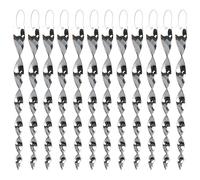 KOKMEYA Varillas de susto para pájaros, dispositivo disuasorio de pájaros de plástico para colgar, rotación impulsada por el viento, varillas reflectantes para mantener a los pájaros lejos de las