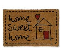 koko doormats Felpudo Entrada casa Original - Felpudo Exterior - Felpudos Originales y Divertidos - Fibra de Coco y Base de PVC - Alfombra Entrada Casa - 60x40 cm. (Home Sweet Home)
