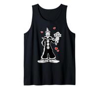 Koko el Payaso Amor x Flores x Corazones Camiseta sin Mangas