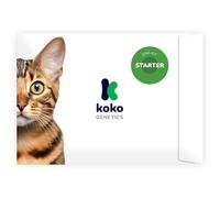 Koko Genetics Test ADN para Gatos Starter - (Reportes de Razas y Rasgos) - Actualizaciones sin Coste