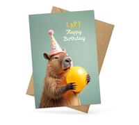 Koko Lora Tarjeta de cumpleaños (Capybara)