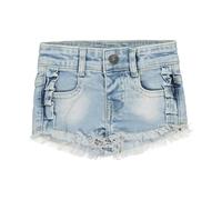 Koko Noko Vaqueros Cortos para niña, Color Azul, Pantalon De Mezclilla, 12 Meses para Niñas