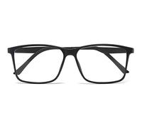 KoKoBin Gafas de lectura Anti luz azul para hombres y mujeres Filtro de luz azul Ayuda de lectura de computadora Bisagra de resorte Anteojos (negro, 2, diopters)