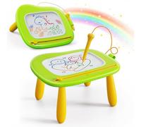 KOKODI Juguetes para Niños Pequeños, Juguetes para Niñas Niños de 1 2 Años, Tablero Magnético para Dibujar, Viaje Juguetes de 1 2 3 Años Niños Niñas Regalos de Cumpleaños(Amarillo)