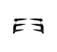 KOKOGLGBTD 2 Piezas para X3 G01 LCI M-Sport 2022 2023 2024 Cubierta De Ventilación Lateral para Parachoques Trasero Embellecedor Maletero Divisor Canard(Negro Brillante)