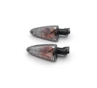 KOKOGLGBTD Para Aprilia NA850 RS4125 RSV4R SL750 Luz De Señal Giro | Para SMV1200 SL750GT Indicador Intermitente Luz Señal De Giro(No wire bulb smoked)