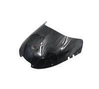 KOKOGLGBTD para Yamaha para FZR1000 para Exup FZR 1000 1989 1990 Parabrisas De Motocicleta Touring Pantalla Carenado Spoiler Deflectores Viento(Negro)
