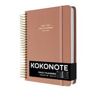 Kokonote Agenda 2026 2027 Dia por página A5 Rosa nude | Agenda Escolar Rosa Universitaria, Oposiciones o Insituto, Págs. Alto Gramaje, Con Pegatinas y apartados funcionales