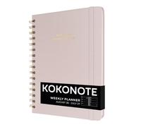 Kokonote Agenda 2026 2027 Semana Vista A5 Lilac - Agenda Escolar Universitaria, Oposiciones o Insituto | Págs. Alto Gramaje | Con Pegatinas, Planificador Mensual, Anual, de Gastos…